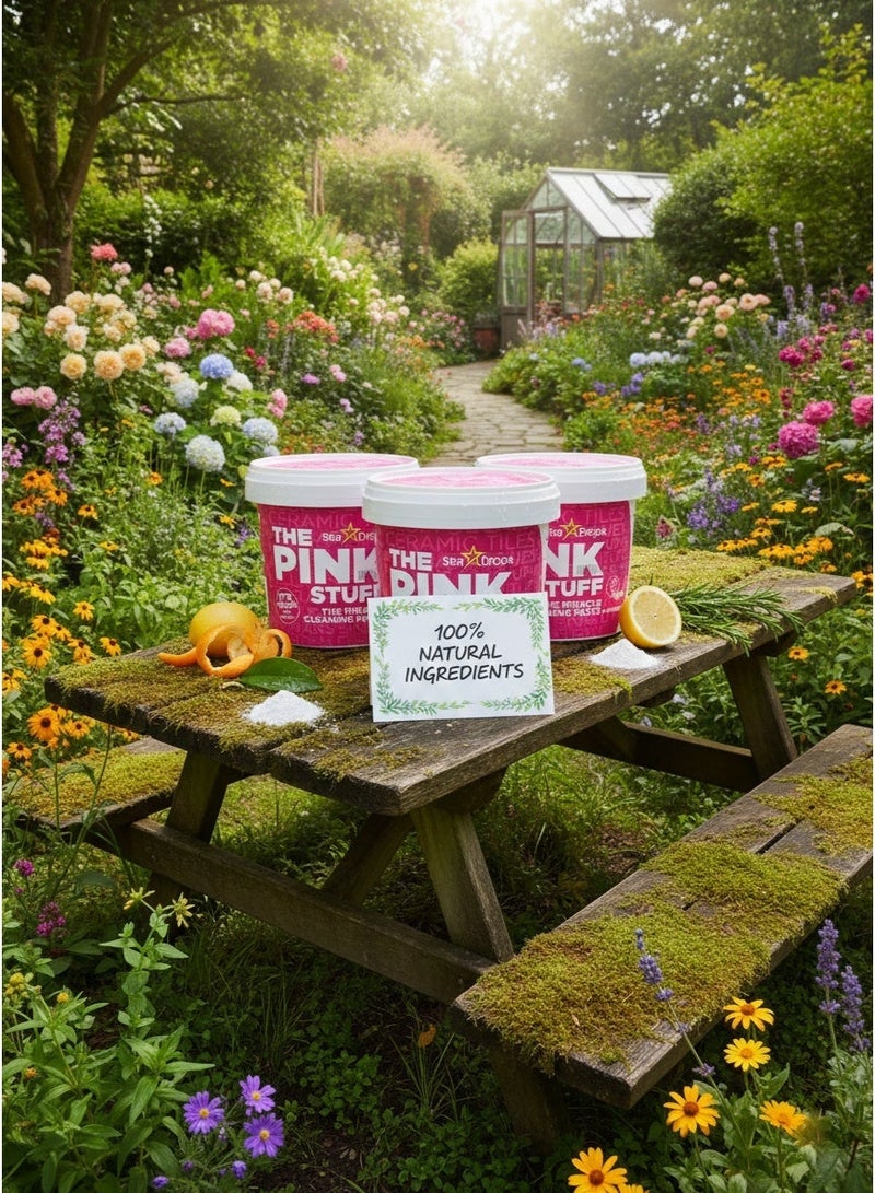 THE PINK STUFF Magic cleaning paste Bigger Tub 850 grams 3 Pack - Image 2